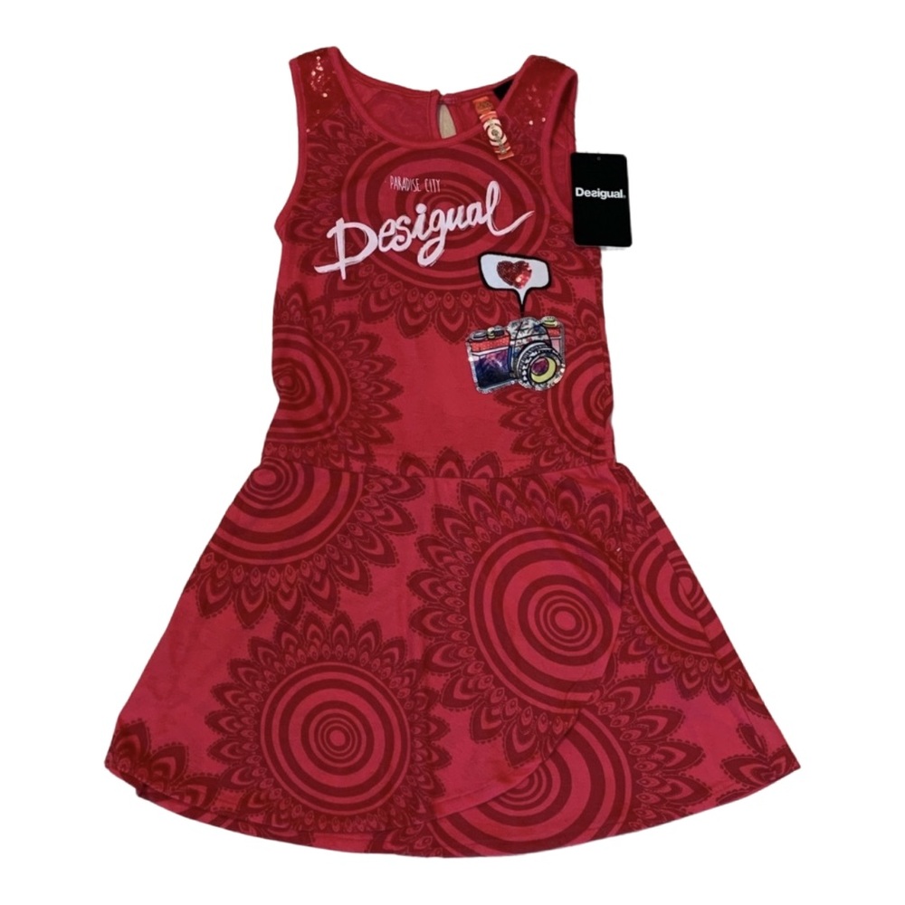 Girls Desigual Paradise City Dress